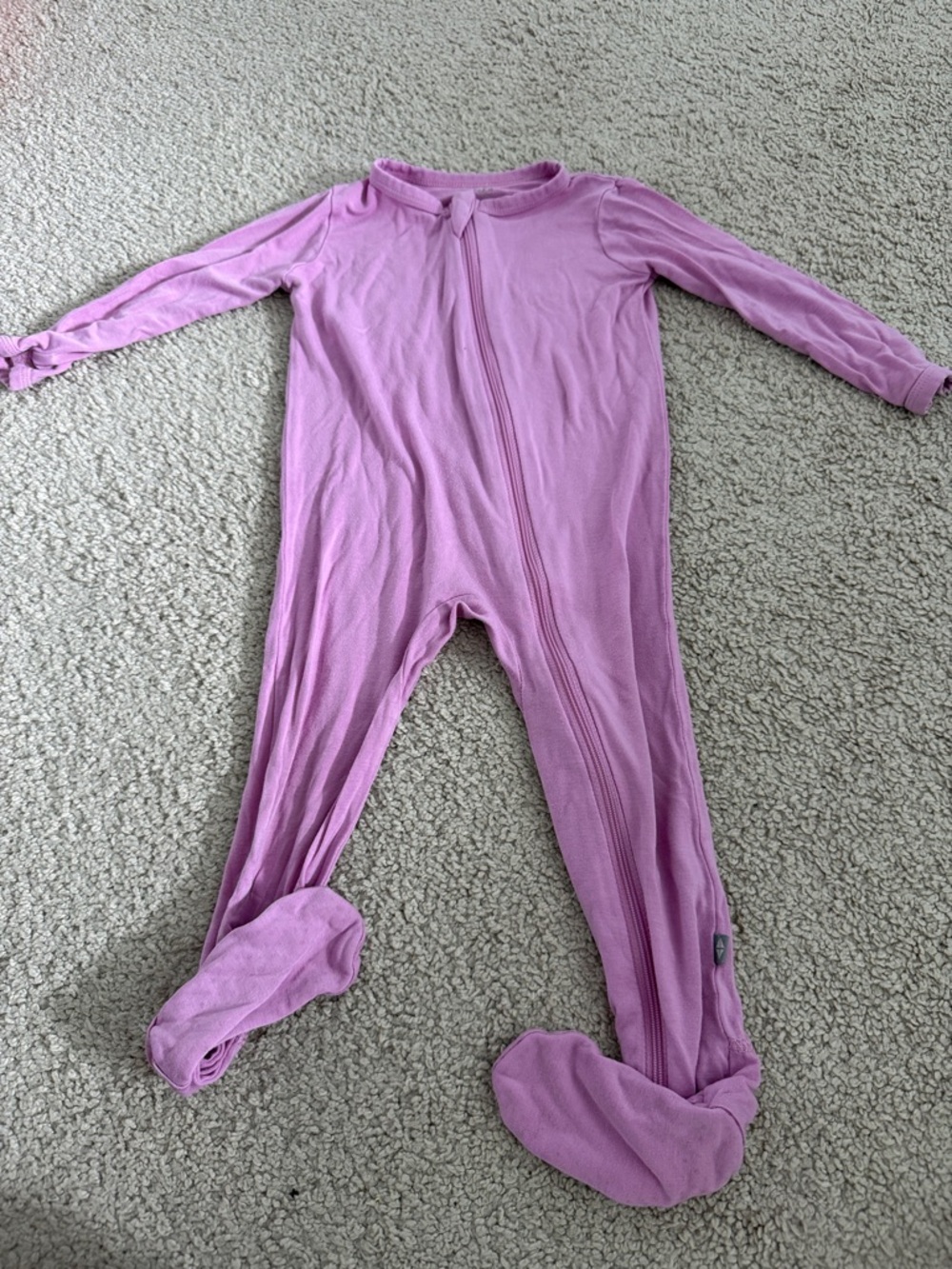Kyte baby Pink Footed One-Piece Pajamas